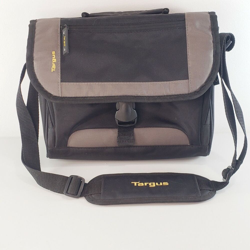 Targus CityGear Mini Messenger Bag iPad Tablets Soft Case Carrier Black Grey